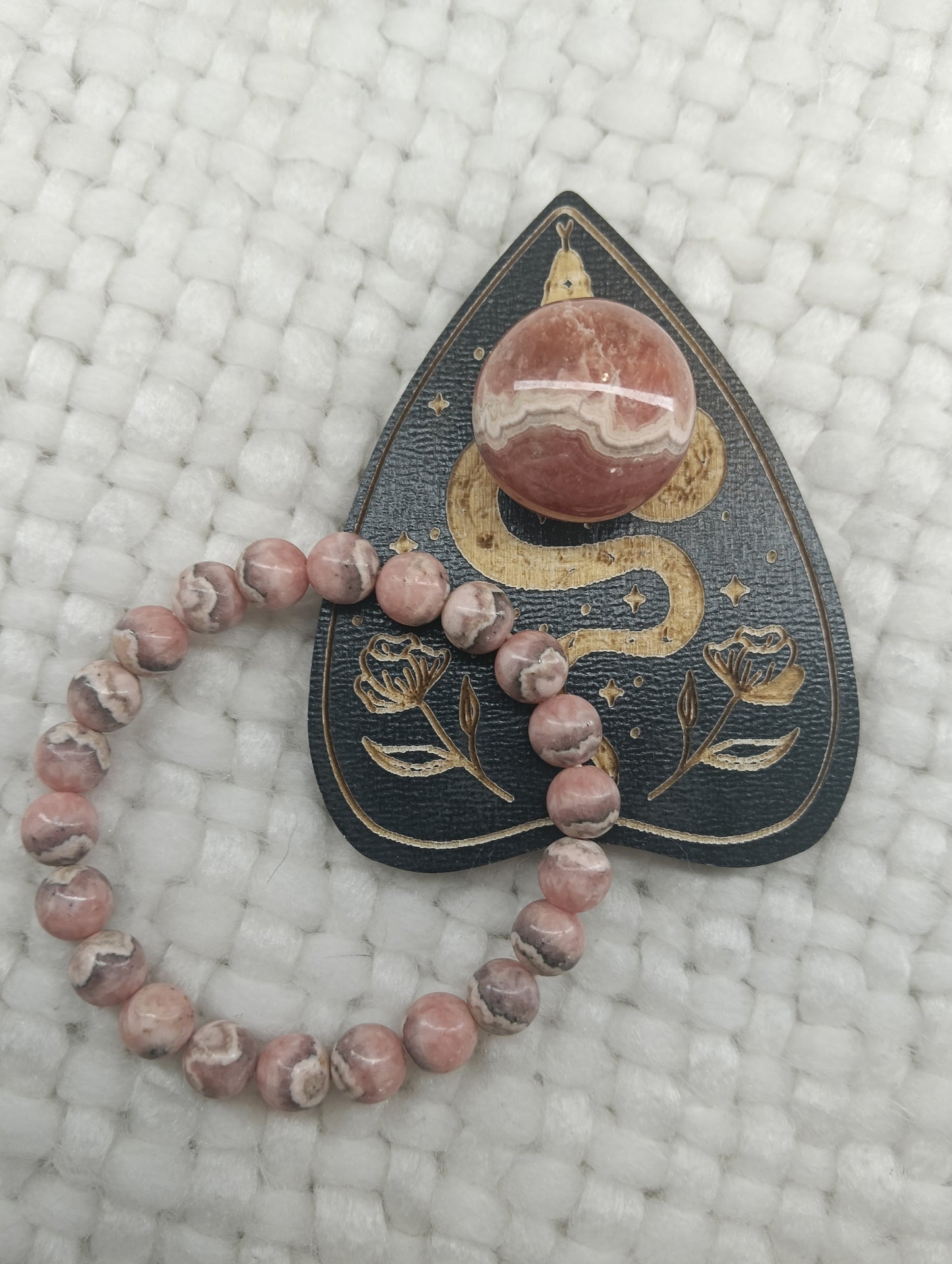 Rhodochrosite bundle